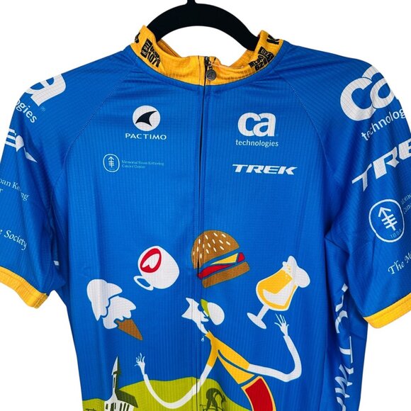 Pactimo Trek Mens Cycling Jersey Gran Fondo NJ Cycle Size L - Picture 4 of 10